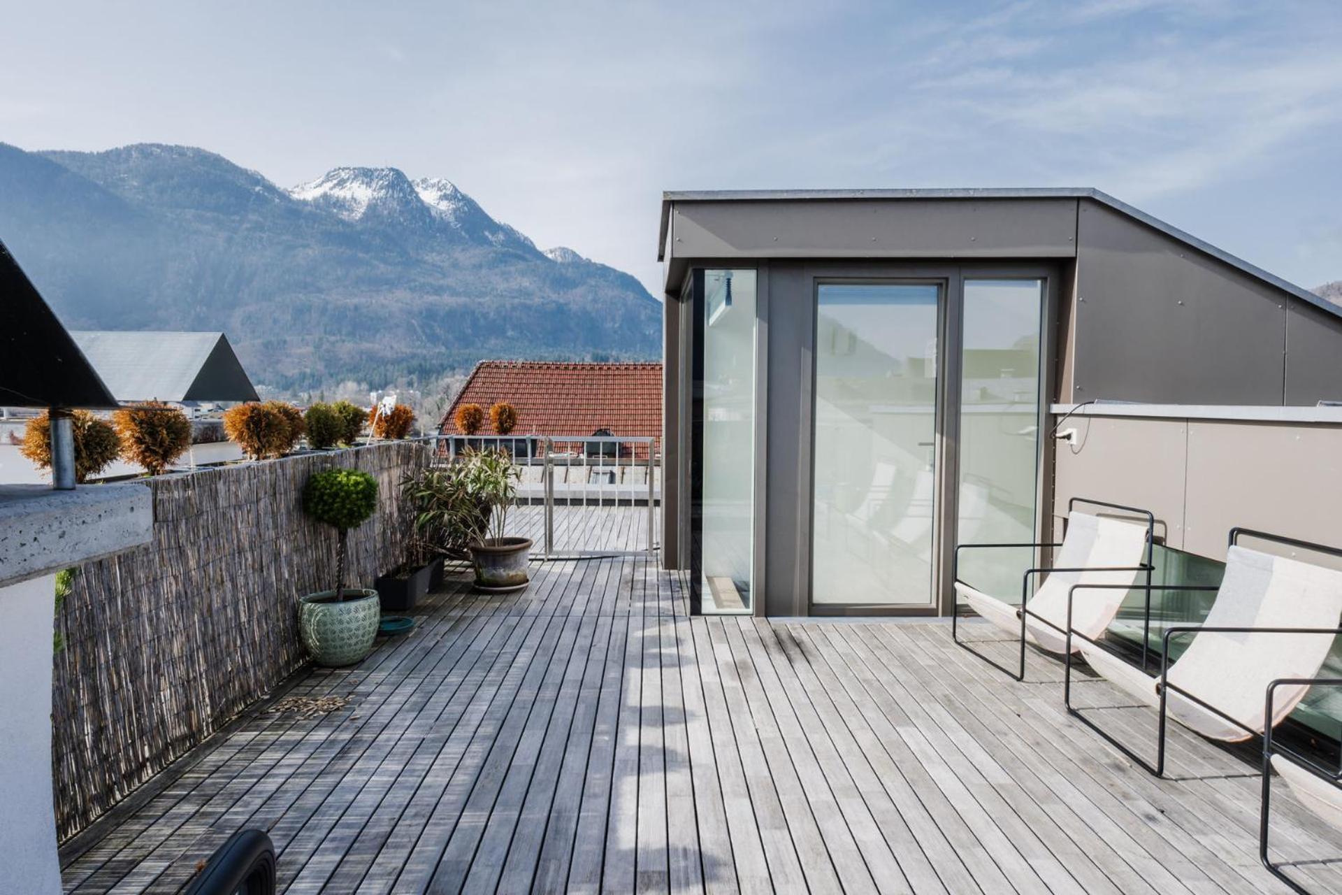 Luxus Penthouse Mit Panoramablick Appartement Bad Ischl Buitenkant foto